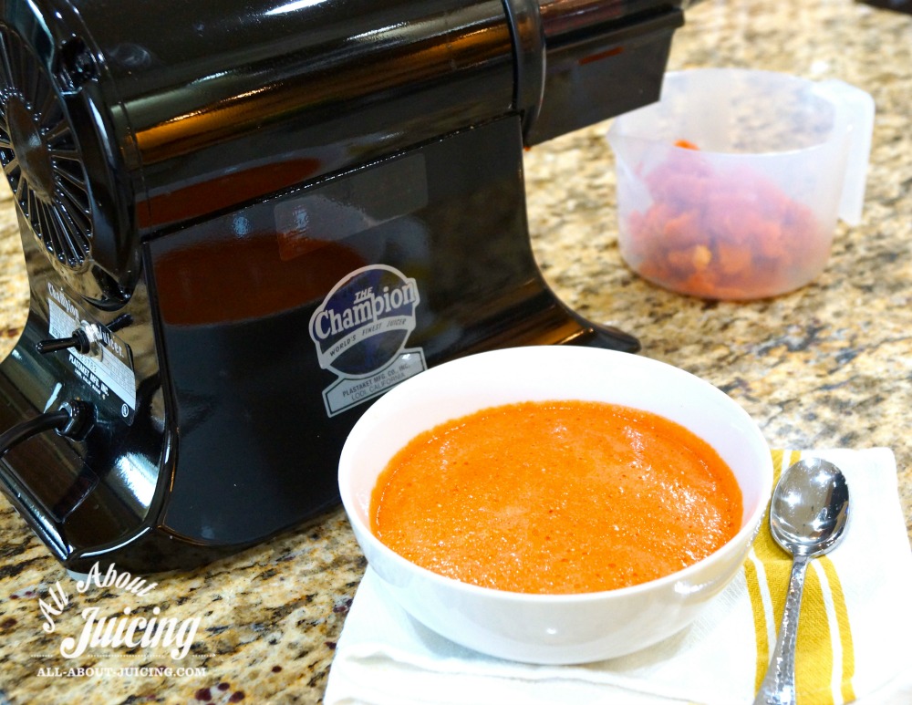 Tomato Soup Recipe  Soup Made with a Juicer